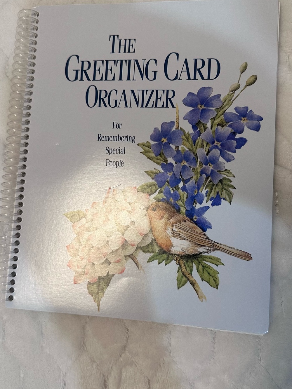 Spiral Greeting Card Organizer Notebook
